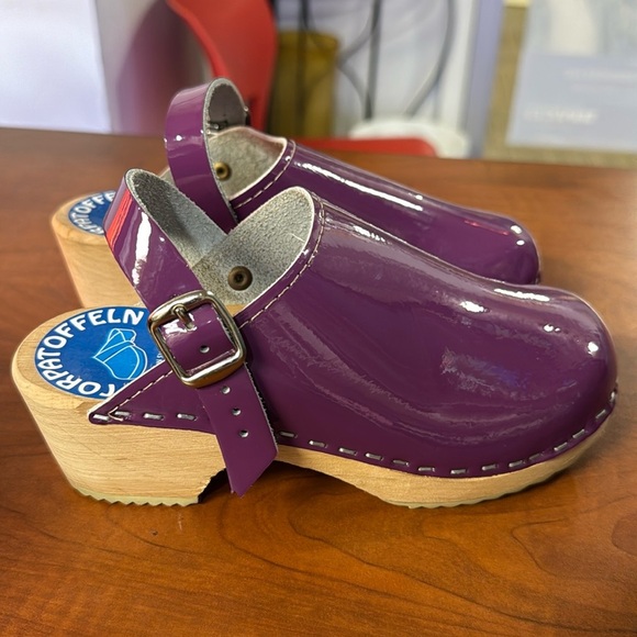 Sweden Other - Torpatoffeln Swedish Clogs purple